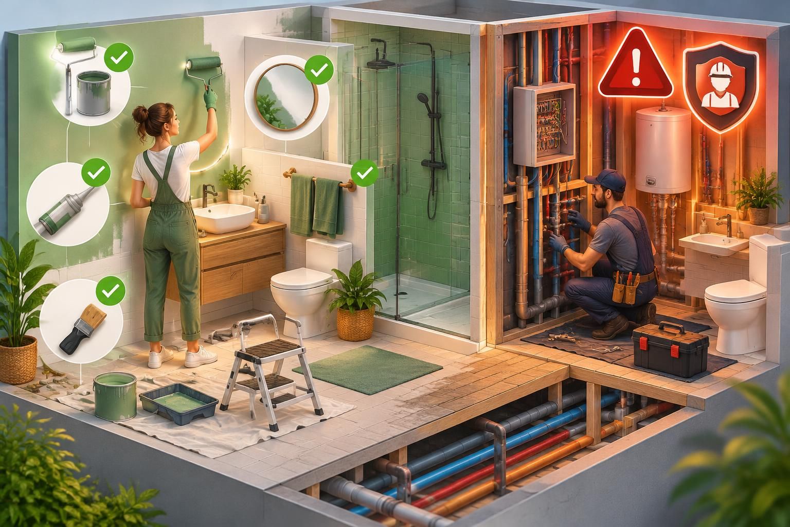 rénover sa salle de bain sans plombier : découvrez les travaux accessibles en diy et ceux qui nécessitent l’intervention d’un professionnel.