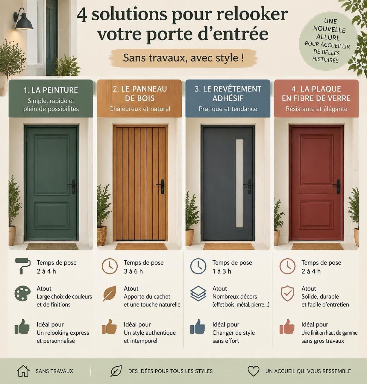 découvrez des idées simples pour relooker votre entrée sans travaux : couleurs, éclairage et accessoires suffisent à transformer l’ambiance.