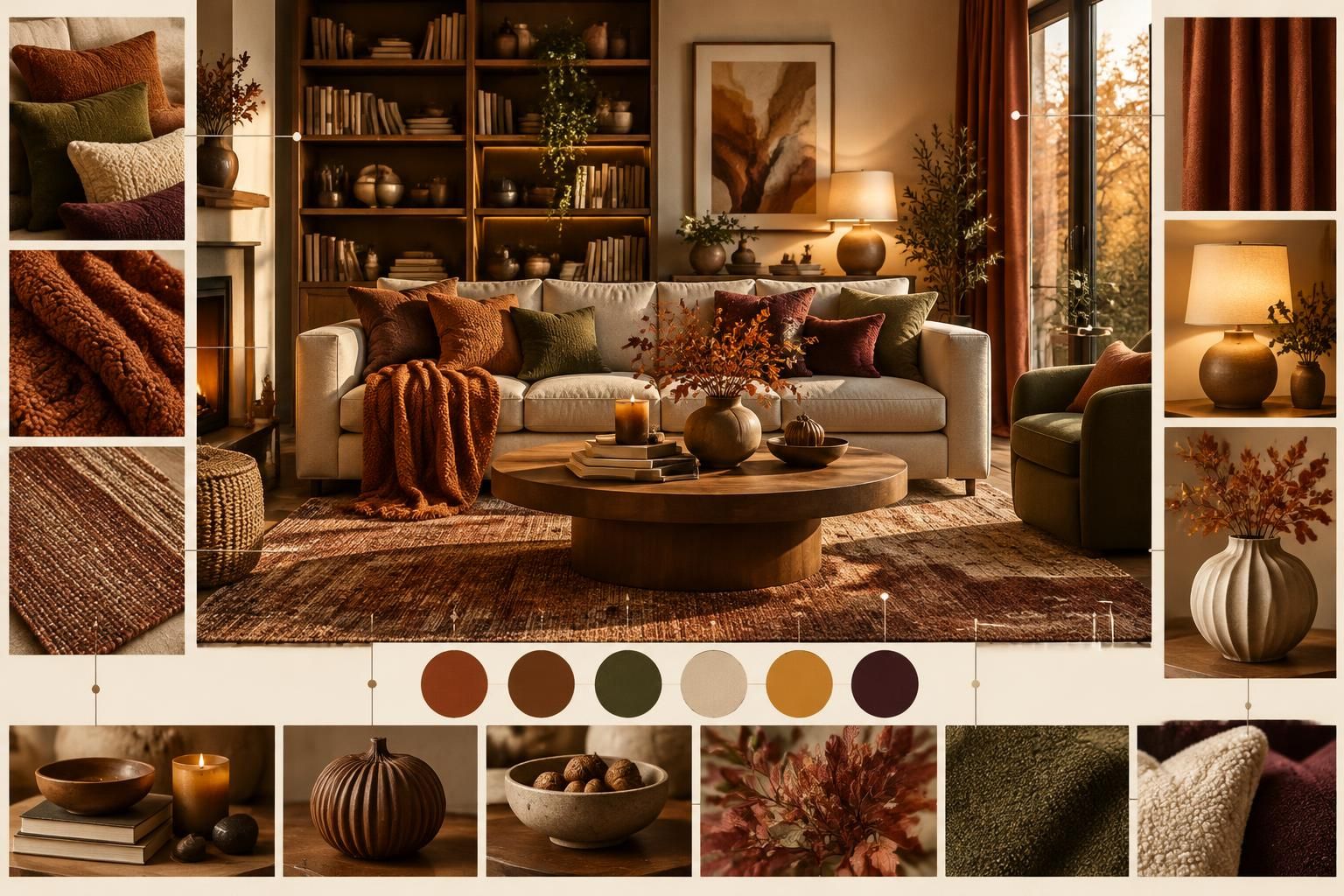 découvrez les tendances déco de l’automne 2026 et nos idées simples pour renouveler votre intérieur sans tout changer.