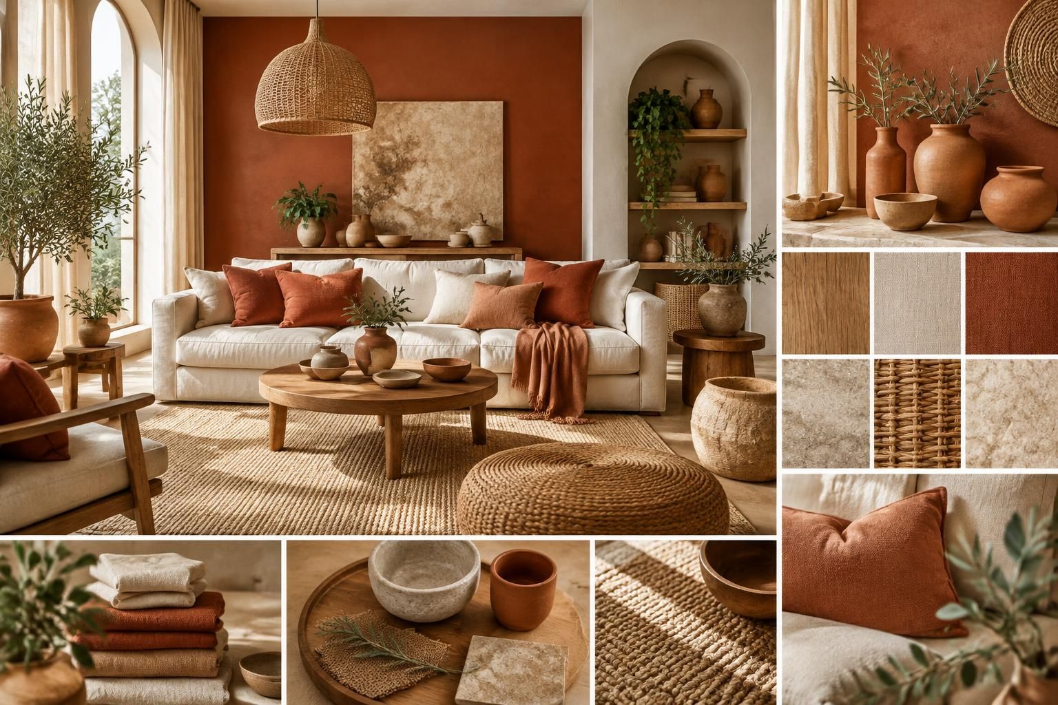 adoptez le terracotta dans votre déco : découvrez les matériaux, couleurs et accessoires qui réchauffent votre intérieur avec style.