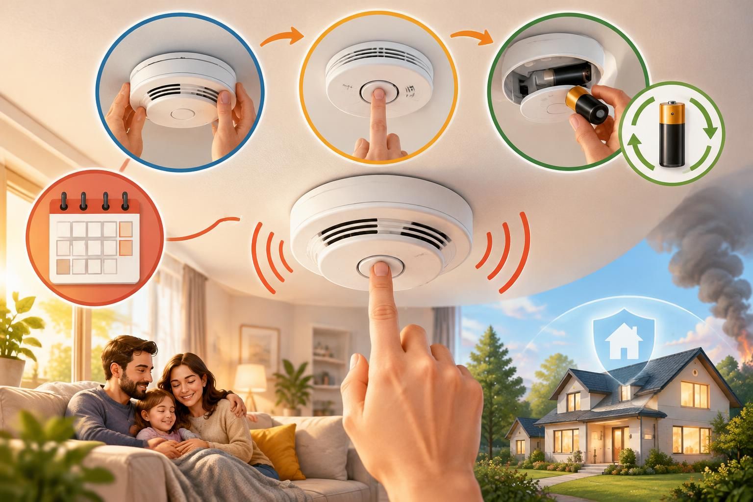 découvrez pourquoi et comment vérifier vos détecteurs de fumée : test de fonctionnement, entretien et remplacement des piles pour protéger votre logement.